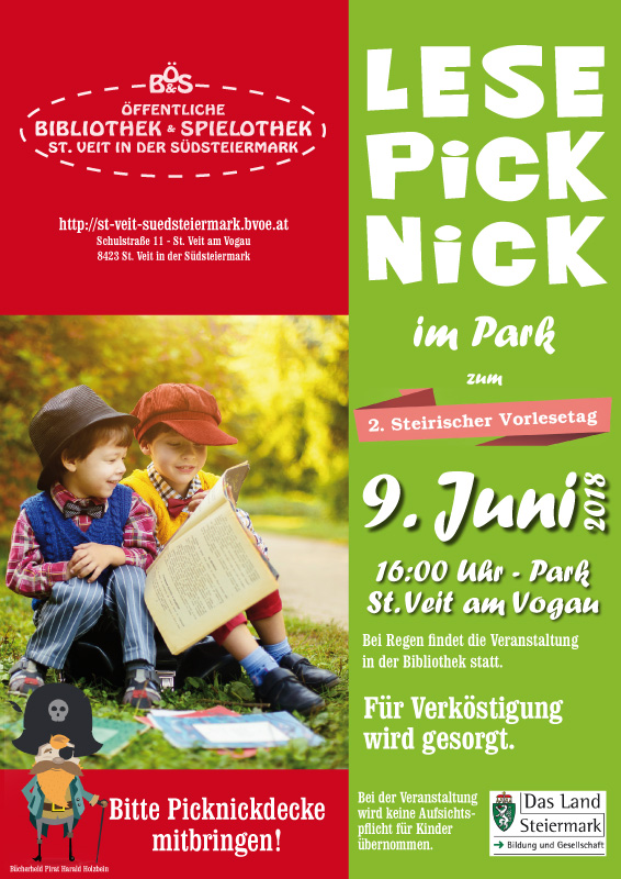 Lesepicknick im Park